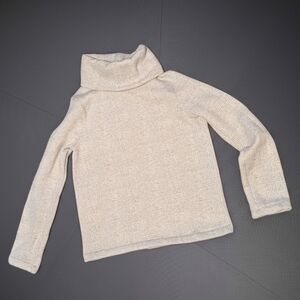 J Crew Mercantile Funnel Neck Sweater Plaid M Medium